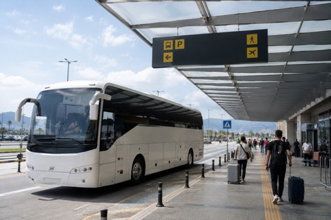Havaş coach boarding point at ADB